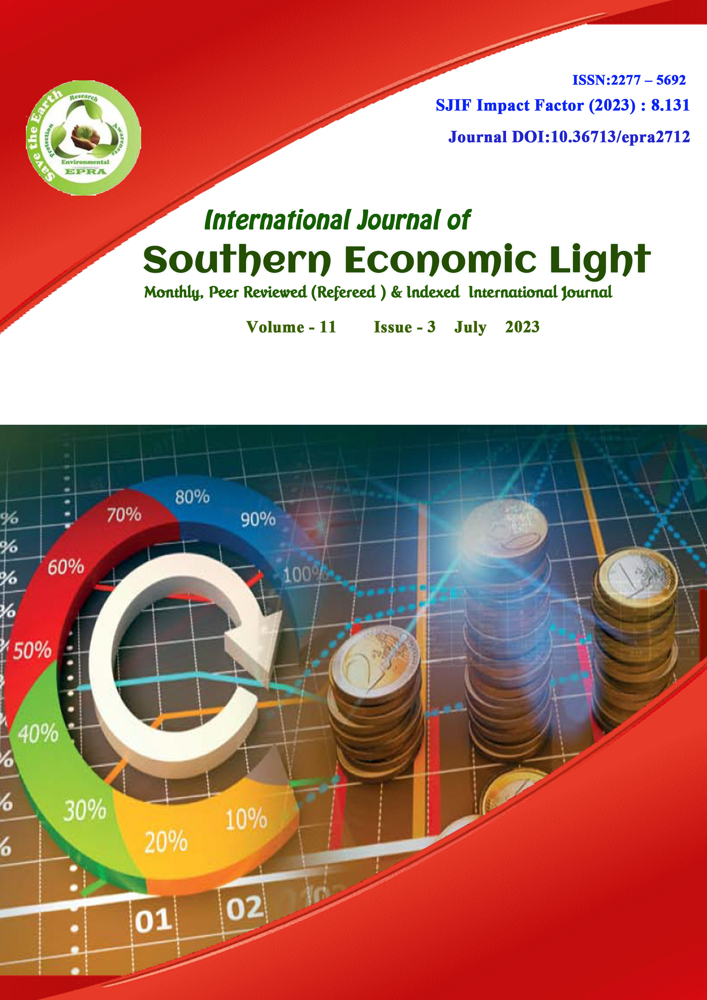 					View Vol. 11 No. 3 (2023): International Journal of Southern Economic Light (JSEL)
				