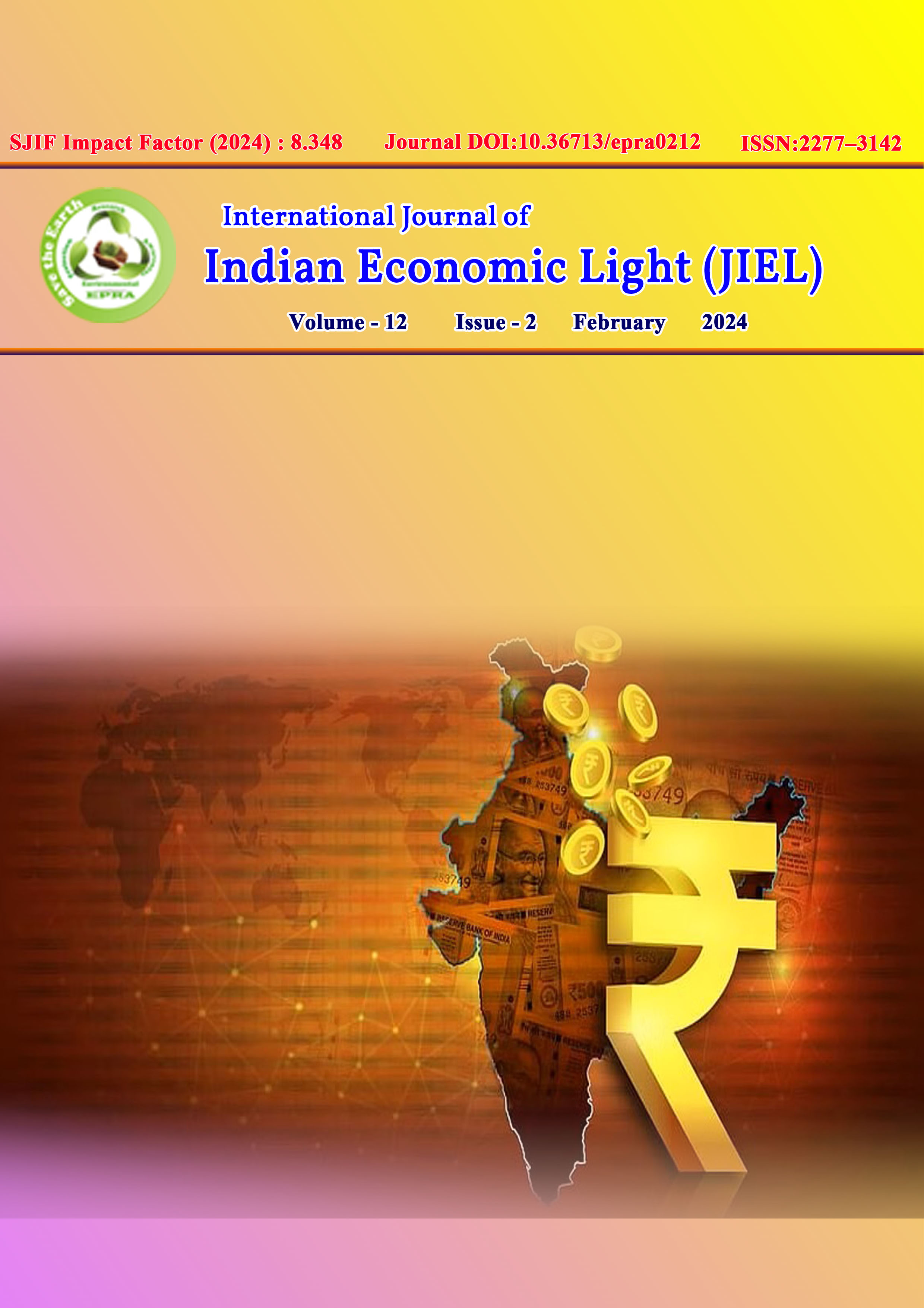 					View Vol. 12 No. 2 (2024): International Journal of Indian Economic Light (JIEL) 
				