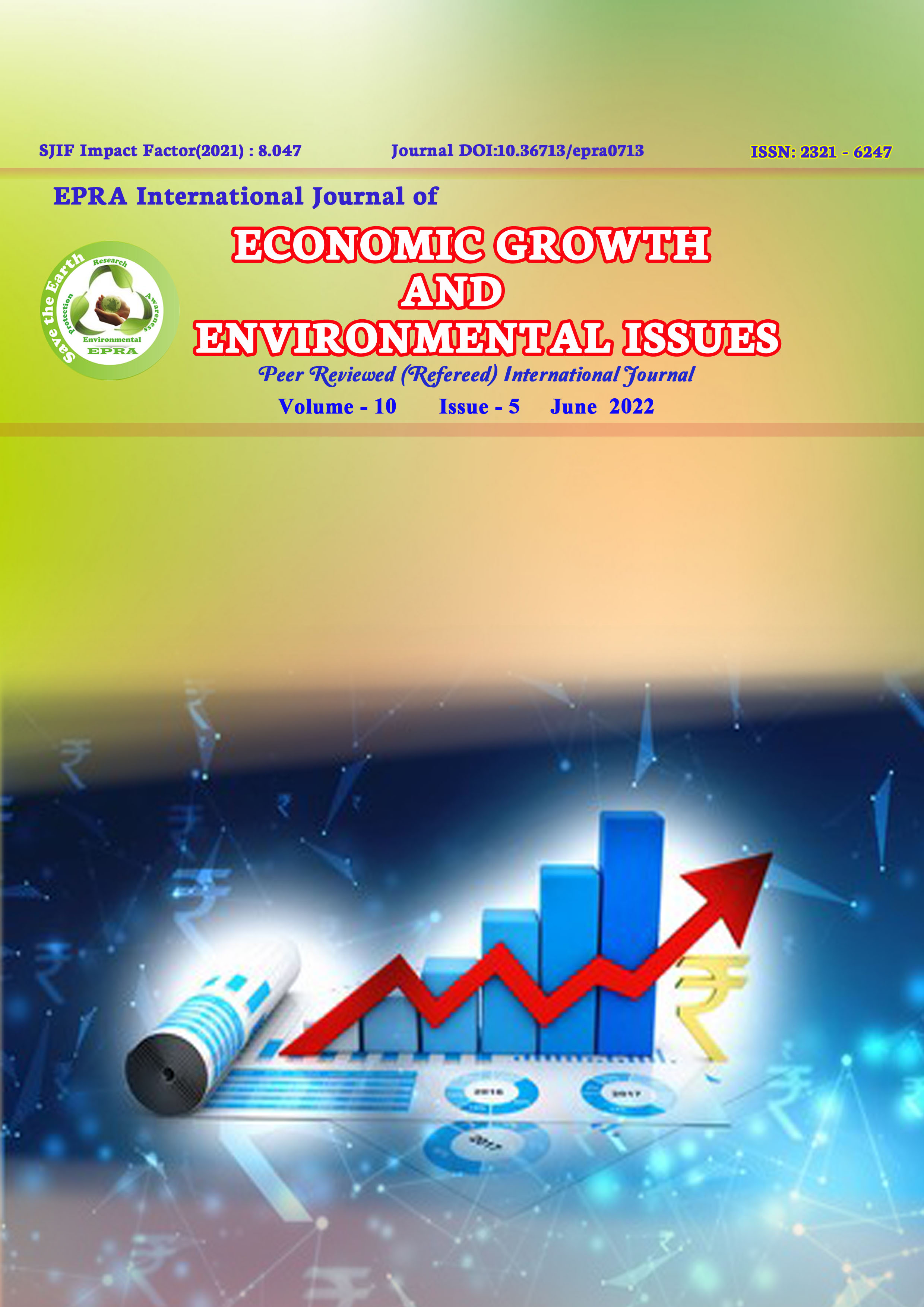 					View Vol. 10 No. 5 (2022): EPRA International Journal of Economic Growth and Environmental Issues
				